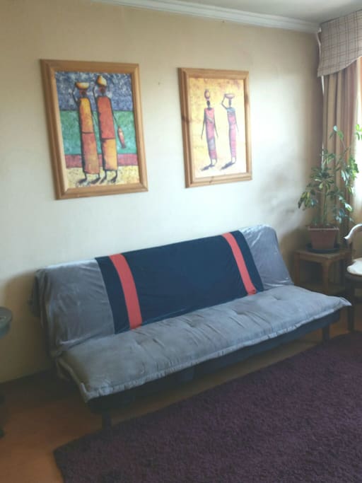 Sofa cama en living