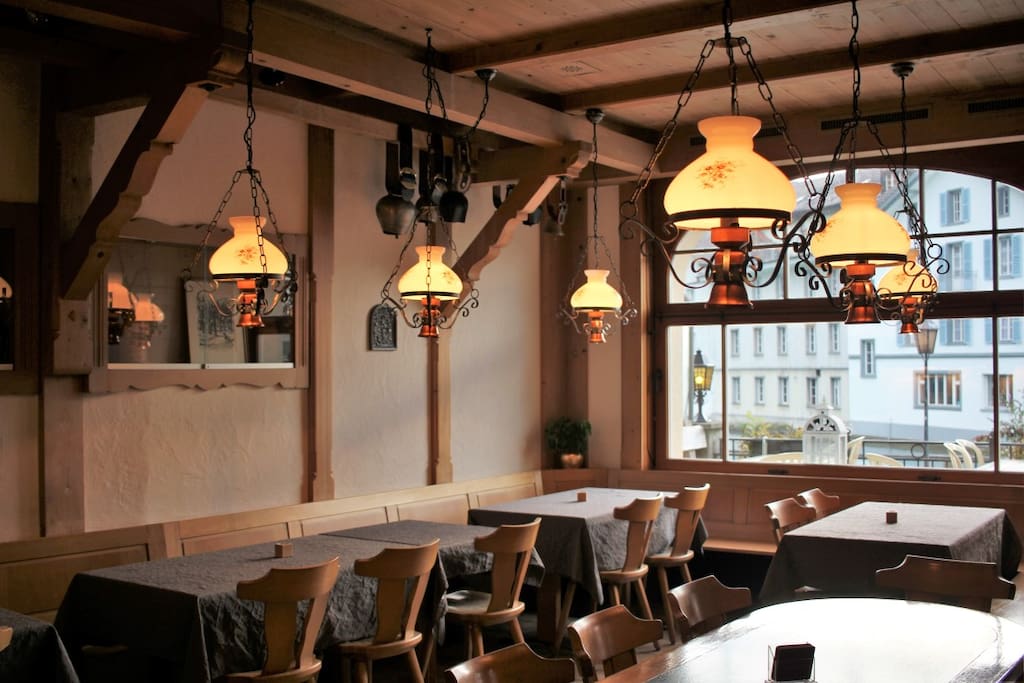 Our beautiful dining hall and soon-to-be restaurant