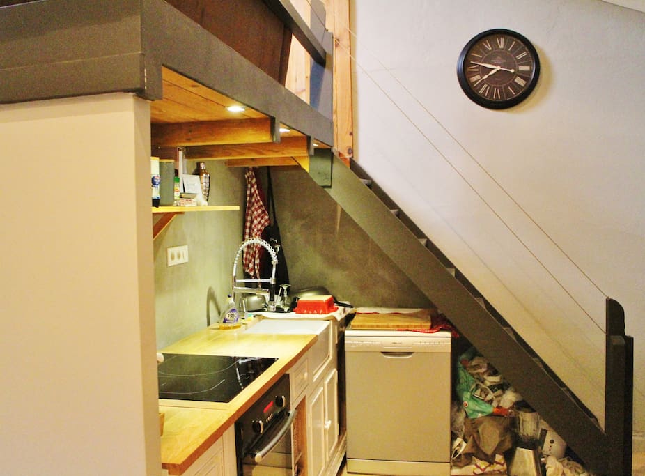 Kitchen with full equipments