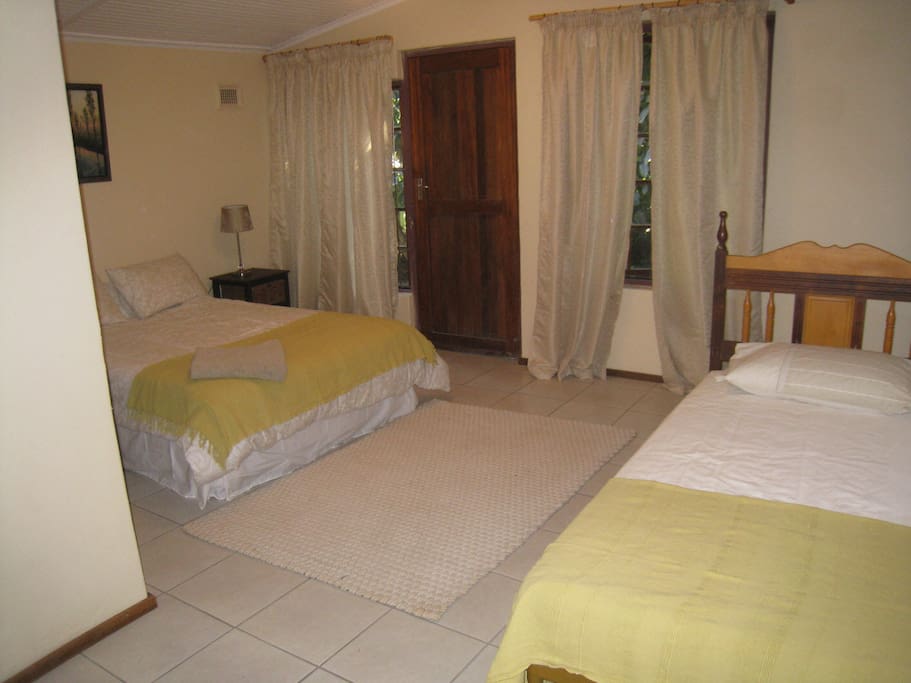 Spacious bedroom #2 - wheelchair friendly and en-suite with shower