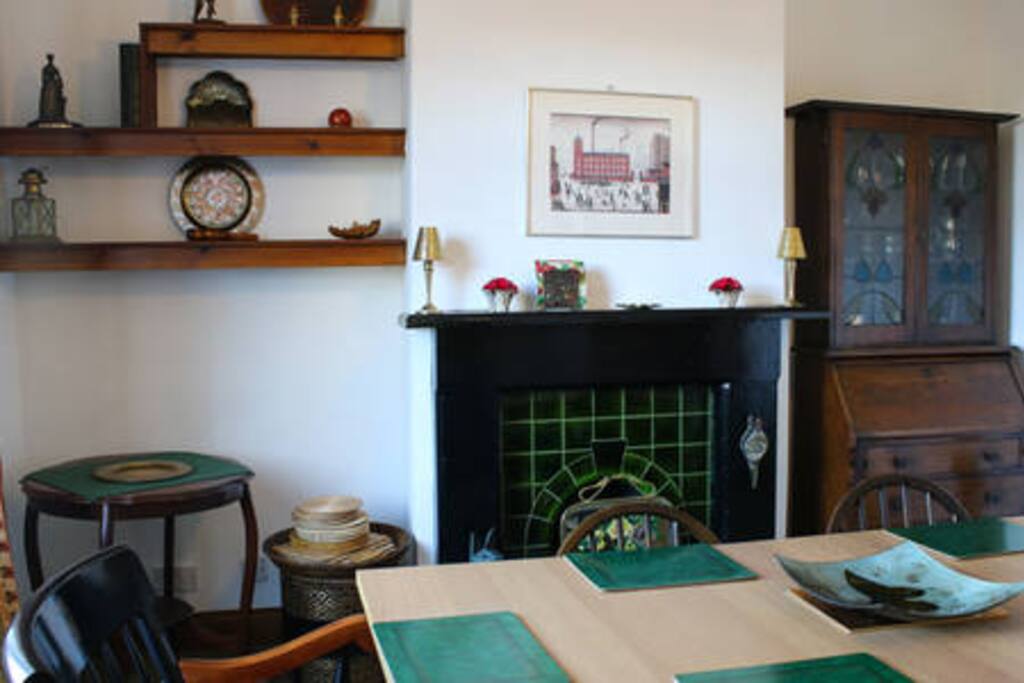 Spacious and homely dining room
