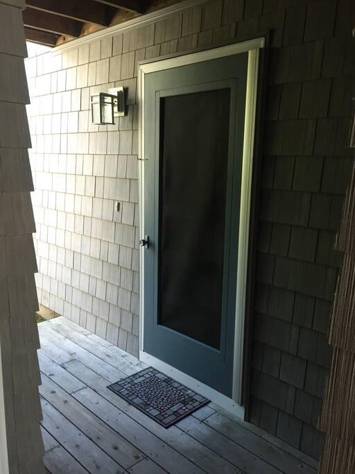 Front Door, Secure, well lighted