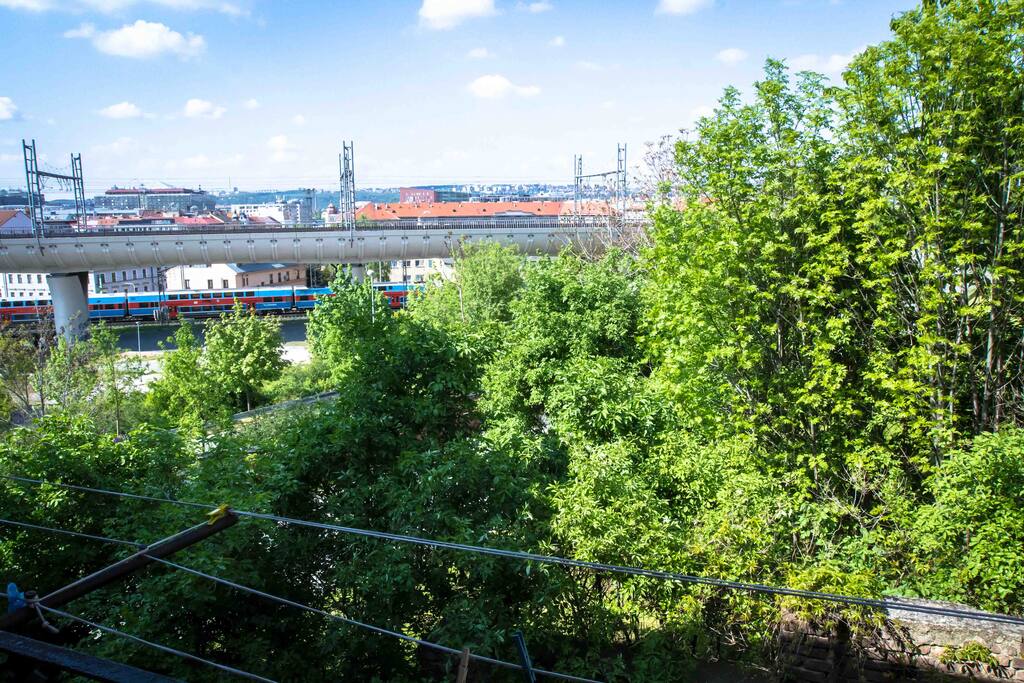 view from balkony