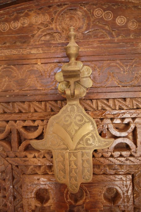 détail porte d'entrée