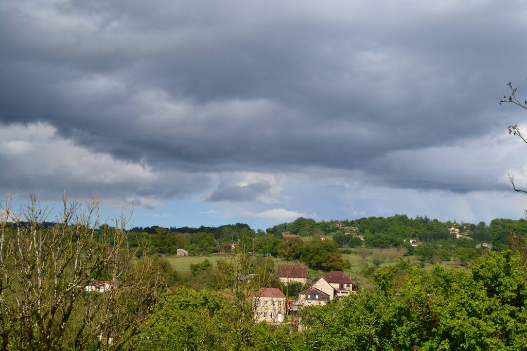 Vue sur le village