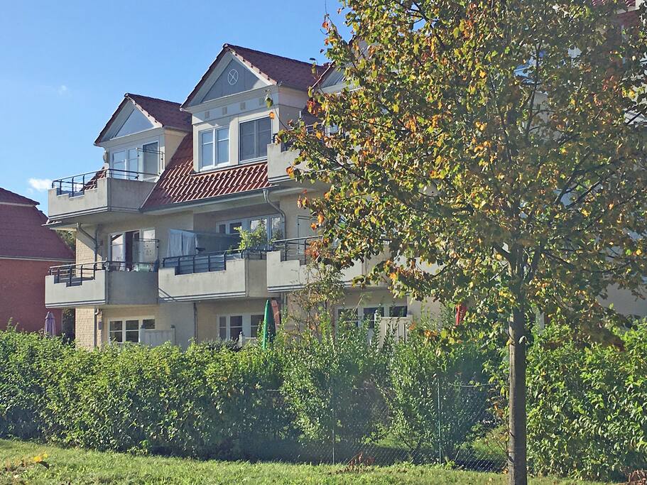 Rückseite des Hauses