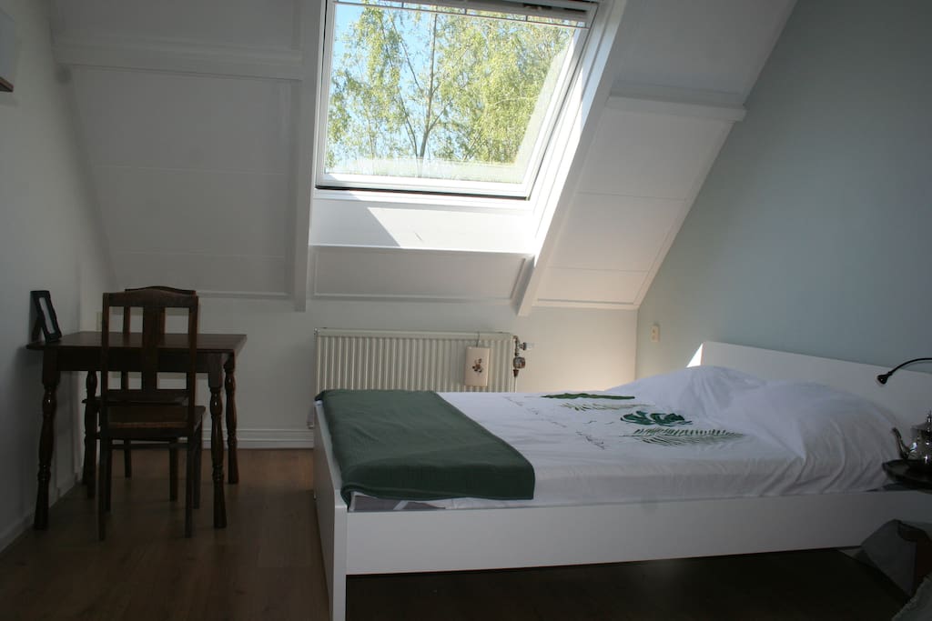 kamer met een tweepersoonsbed