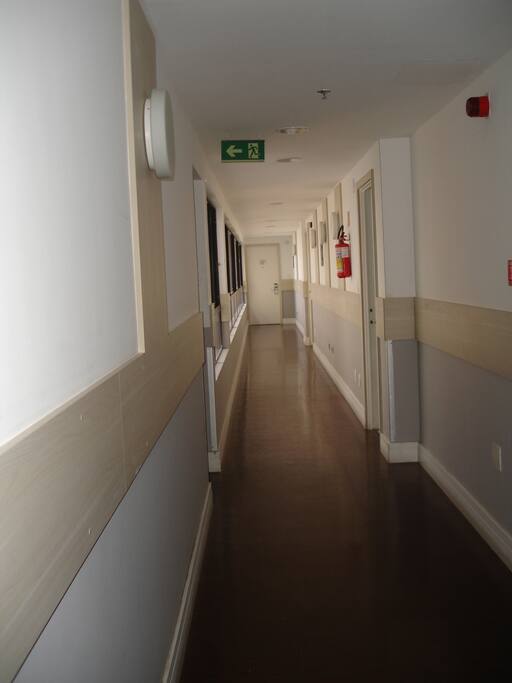 Corredor de acesso ao quarto