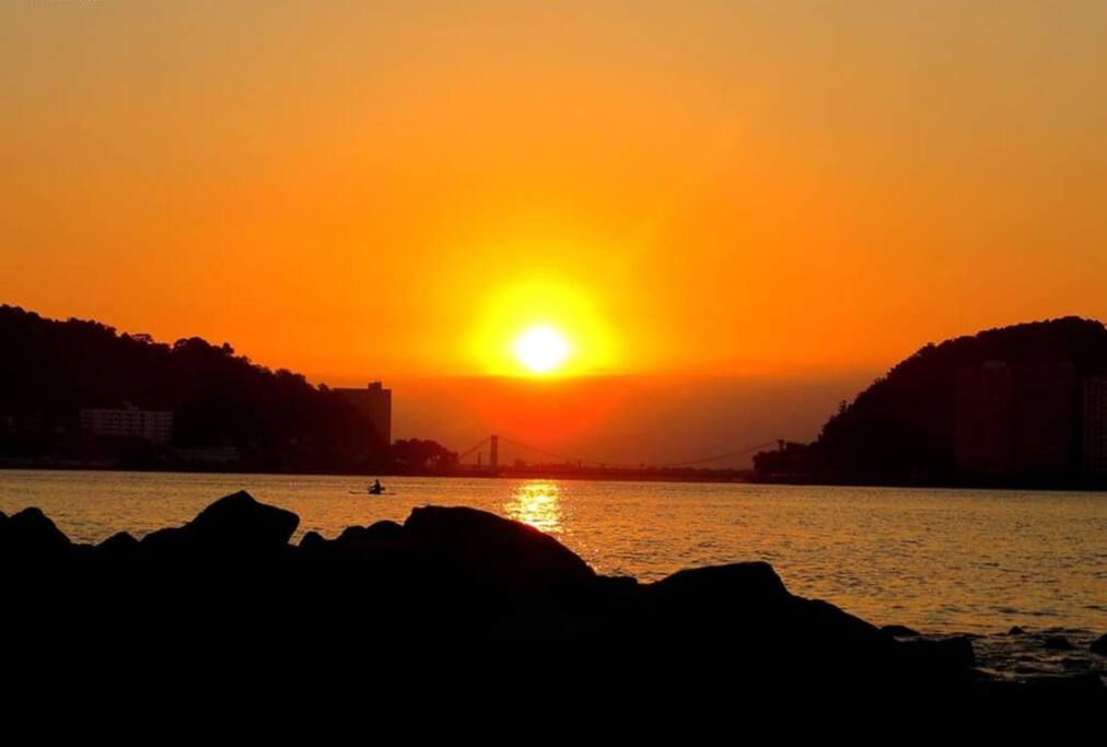 pôr do sol pelas lentes da Cris Raucci
