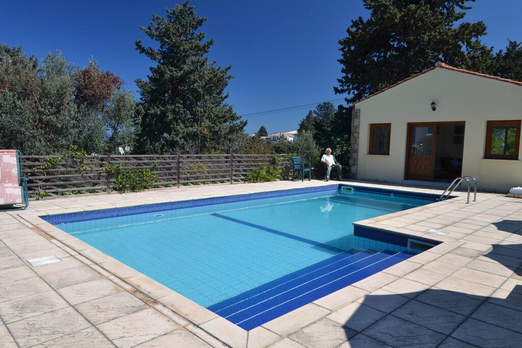 Pool looking north