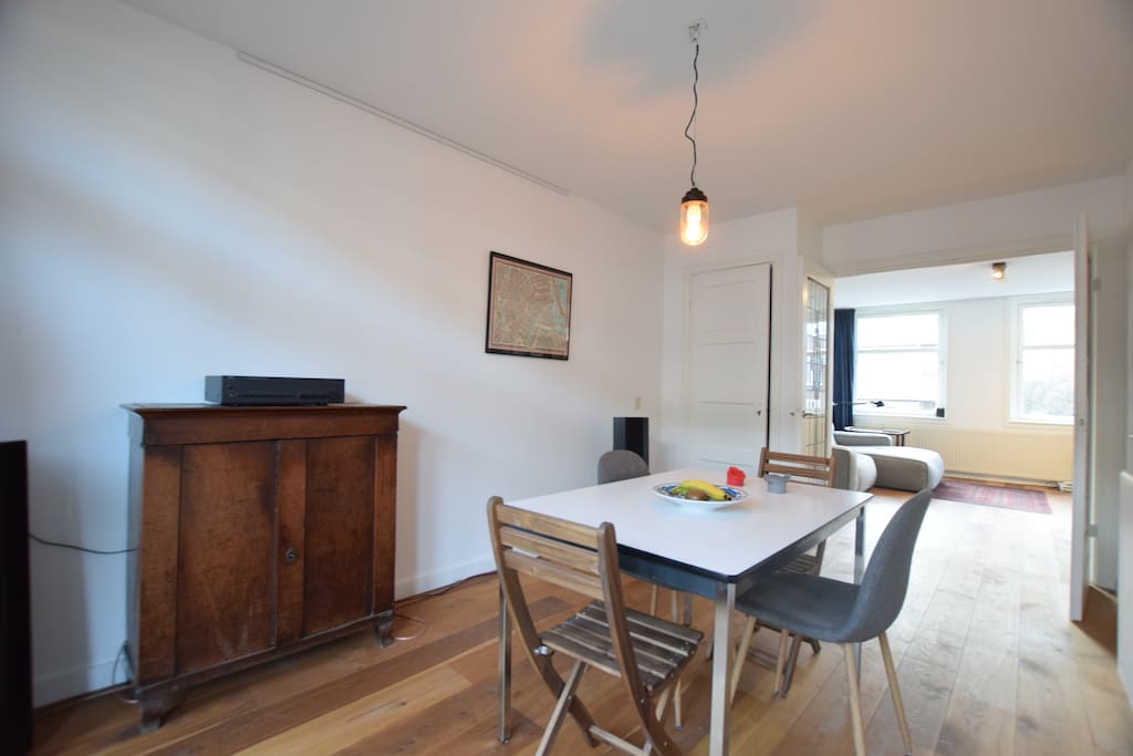 The dining table