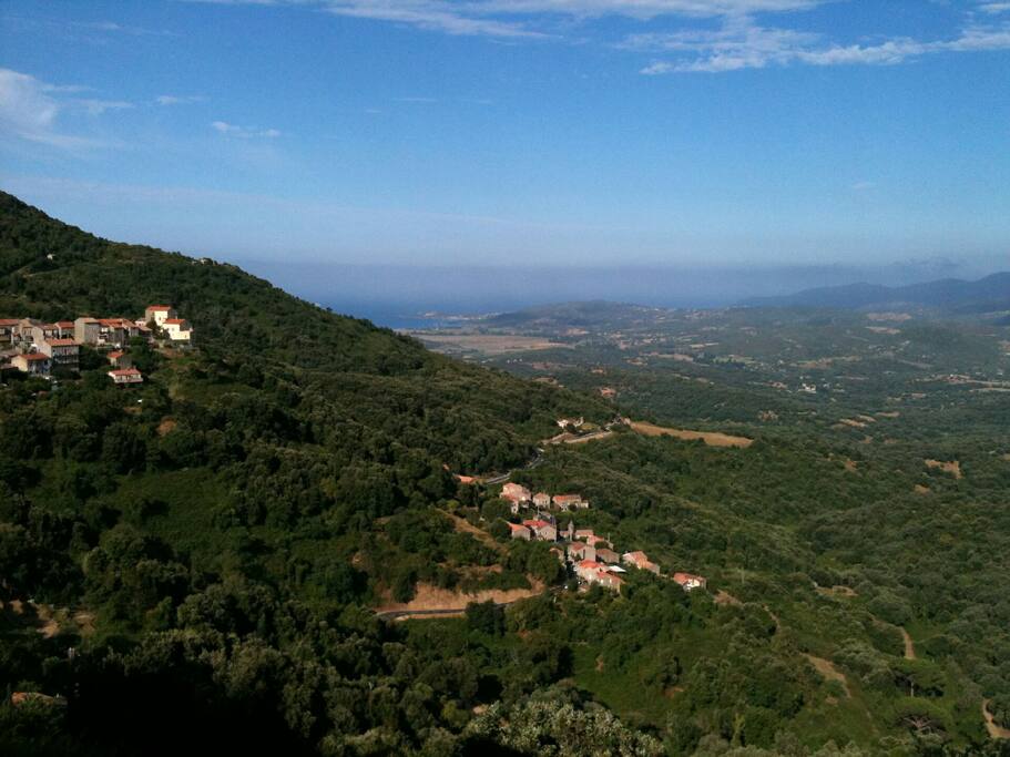 Vue panoramique terrasse privative de chaque chambre