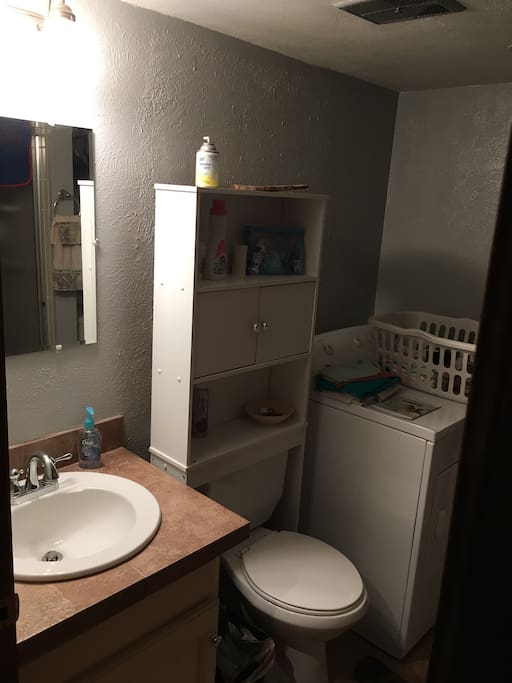 Private bathroom with shower