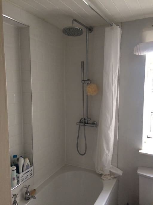 Private bath, shower &wc for use by the two rooms