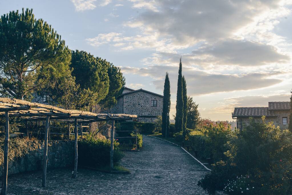 Parking area of Borgo Case Bardi