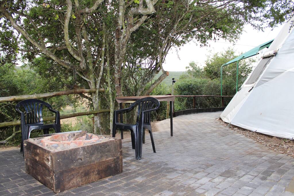 Bottom TiPi Barbeque area