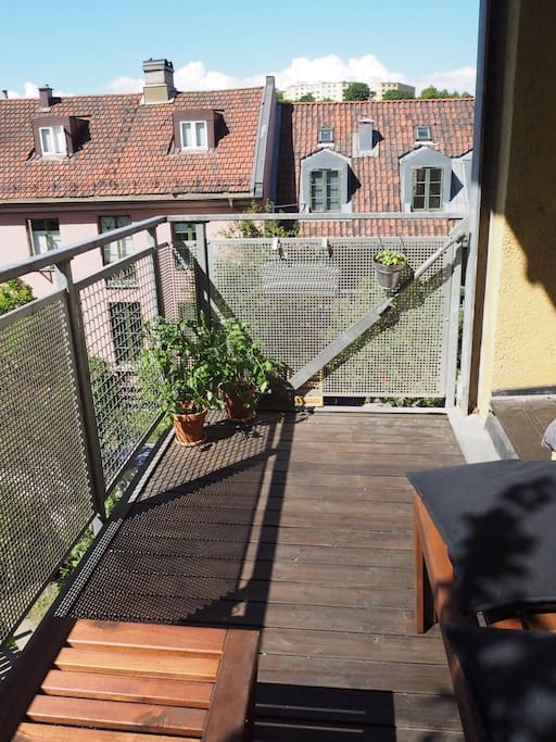 Sunny balcony