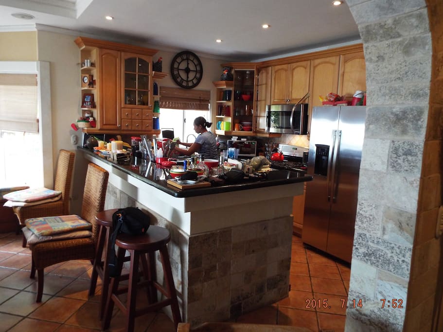 Fully equipped kitchen with all new appliances