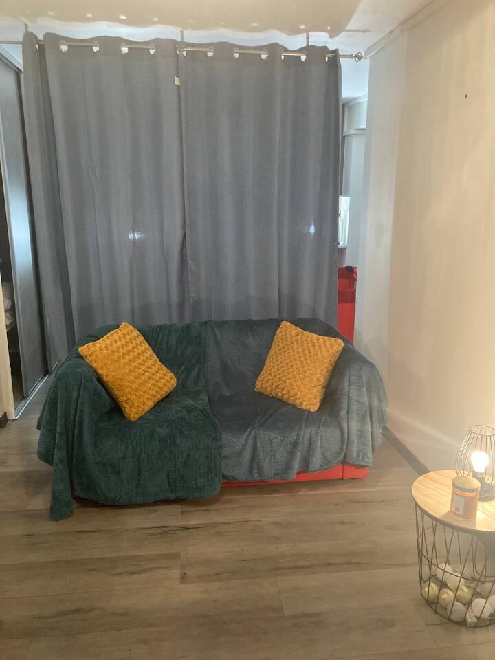 Or secluded behind curtains