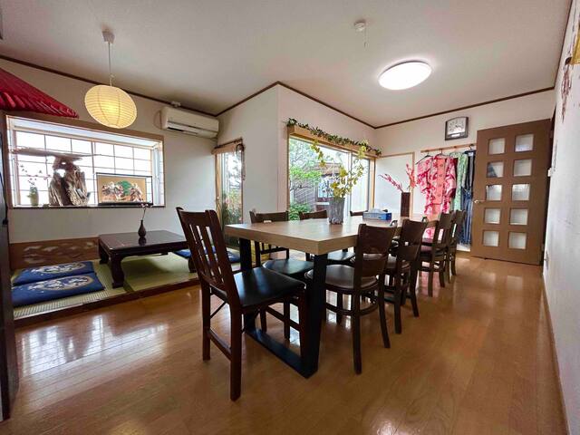 新宿駅電車3分、JR新大久保駅徒歩8分、108 ㎡日本庭園の宿、2浴室2トイレ、歌舞伎町徒歩10分 gallery image 3