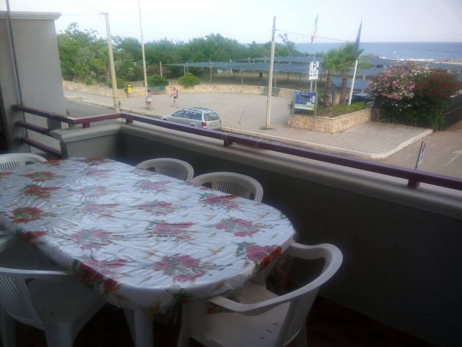 Vista dal balcone