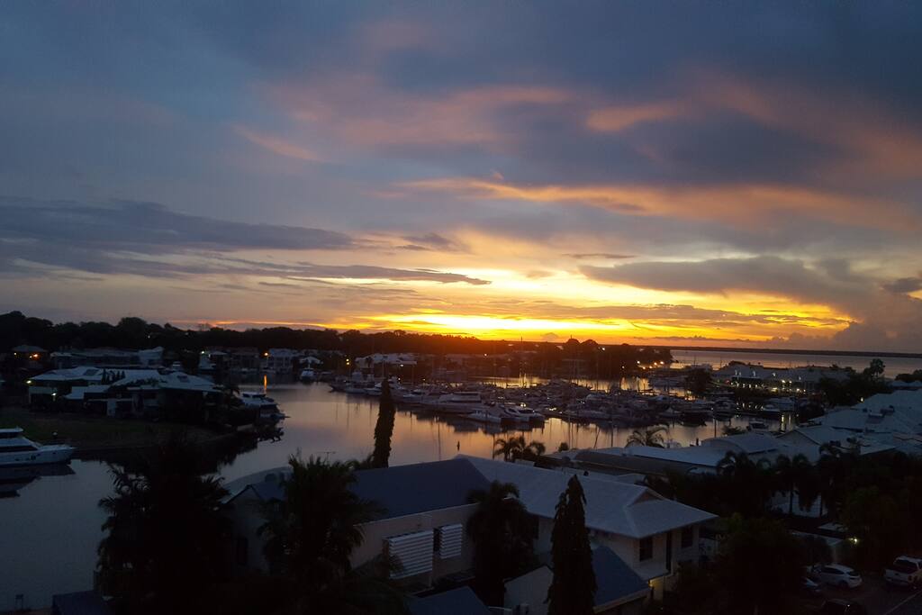 Sunset from guest veranda