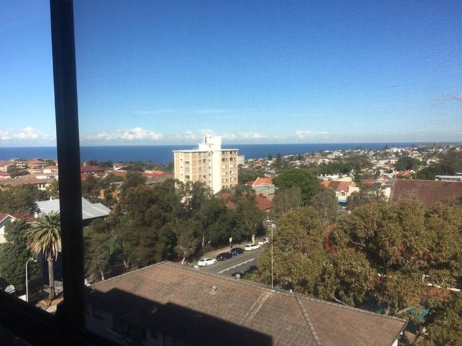 View from the bedroom window