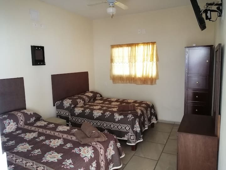 2号卧室一楼（ 2张双人床） 