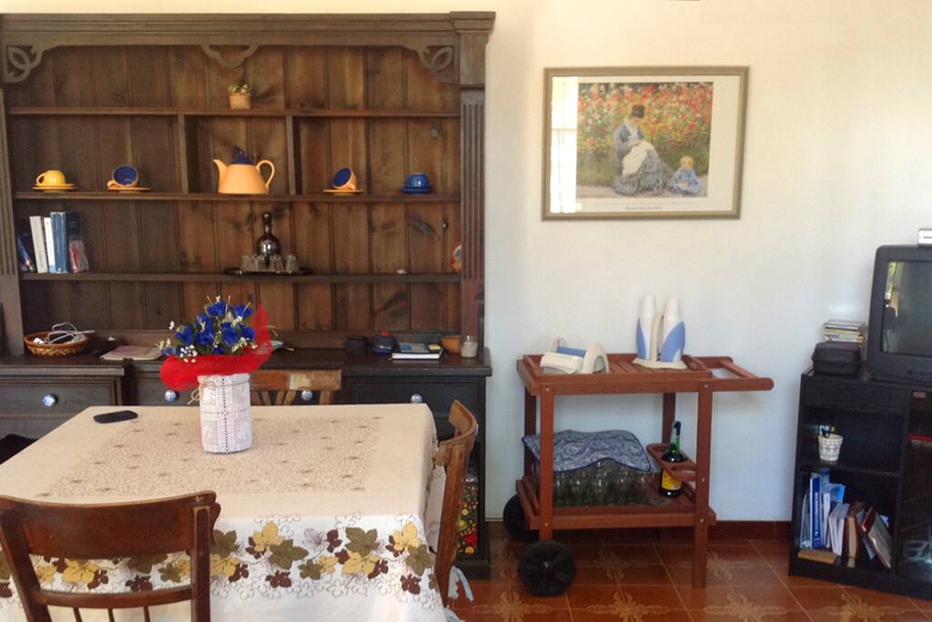 La sala da pranzo
