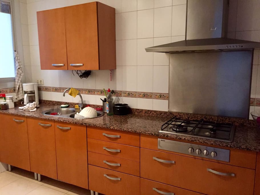 Big and full equipped kitchen