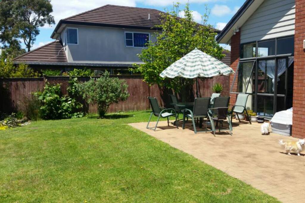 inside yard of the house