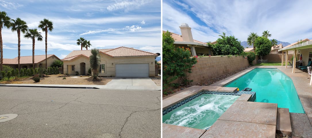 Sunny and spacious entire house with pool+jacuzzi