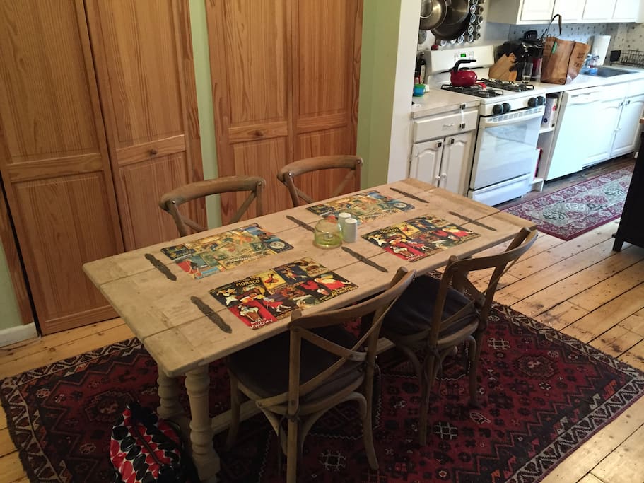 Dining room with seating for 6.
