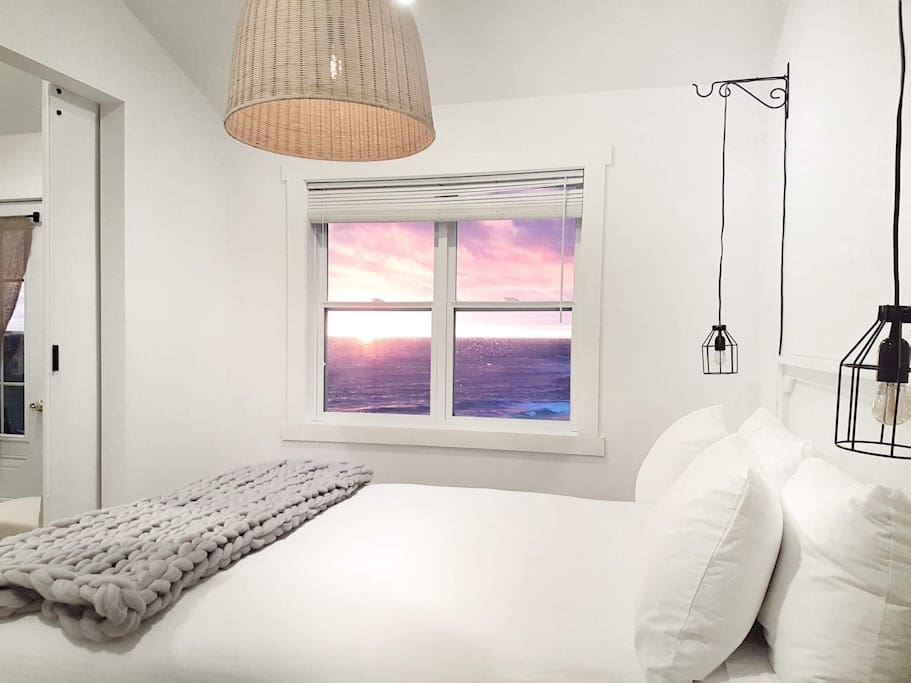 Sunset right from your bedroom window