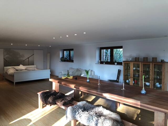 Large apartment 85sqm south of Hamburg Countryside