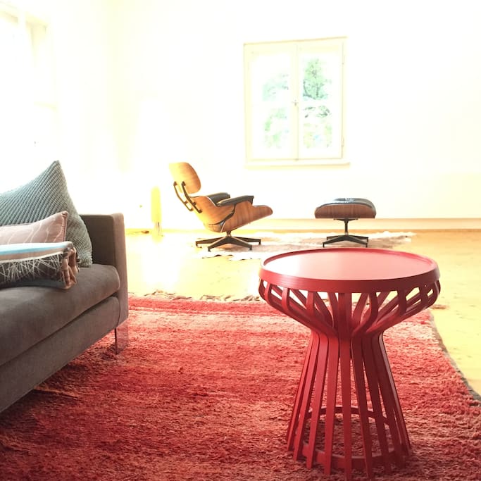 Spacious living room area
