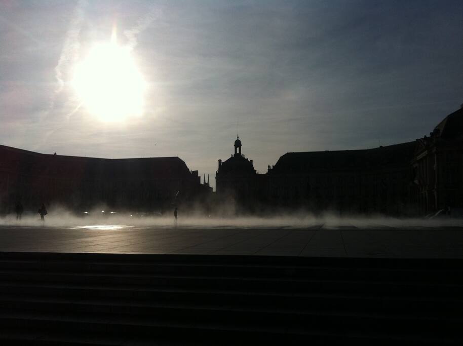 miroir d'eau place de la Bourse