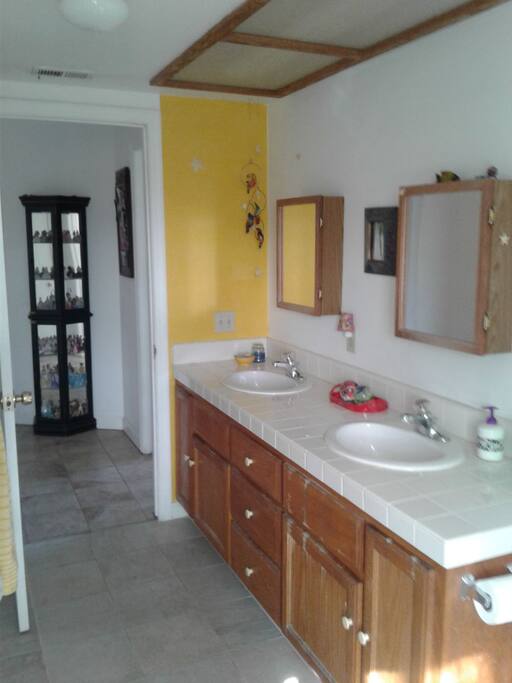 guest bathroom.