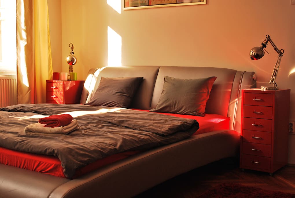 Red Room in Afternoon sunshine