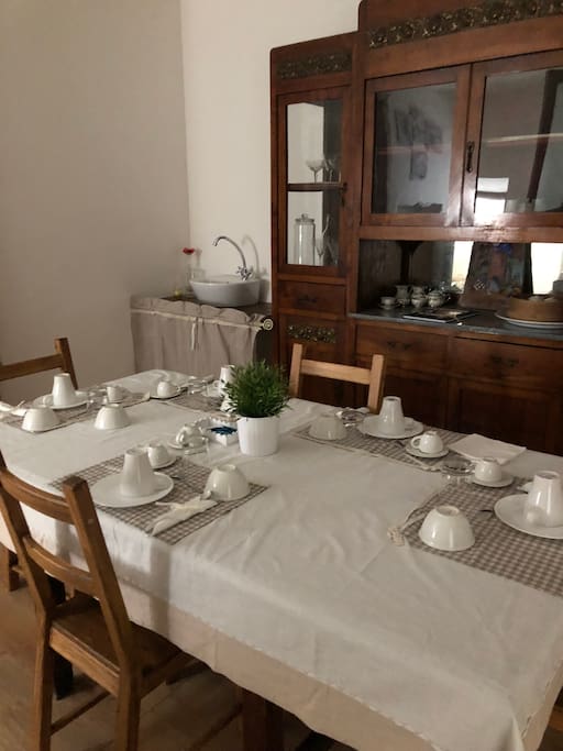 Zona in comune per fare colazione