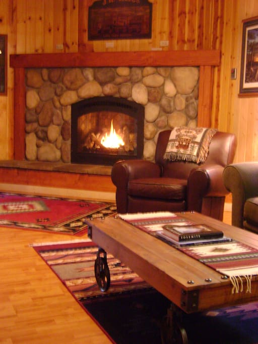 Settle in next to the fire with a classic novel or just reflect on your day.