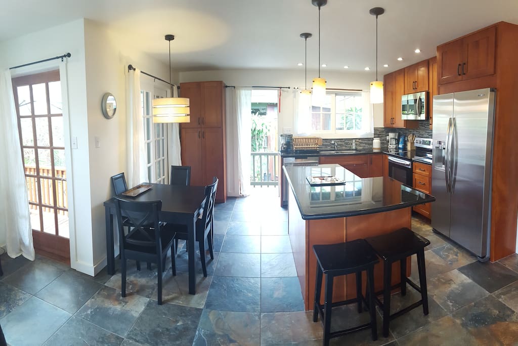 High end appliances, granite countertops, loads of natural light