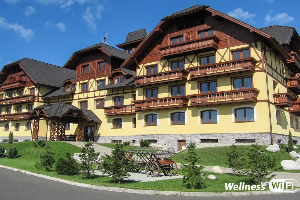 Main building in resort