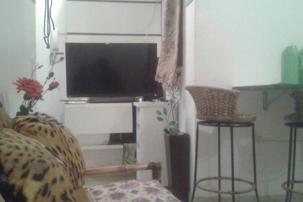 Tv disponível na sala