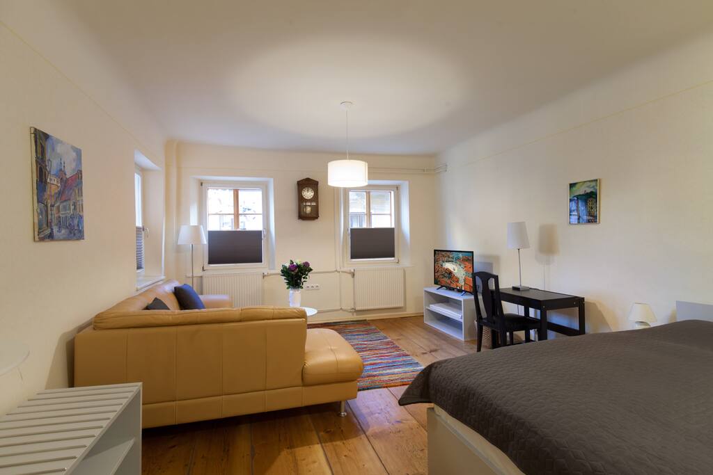 Living room with internet TV