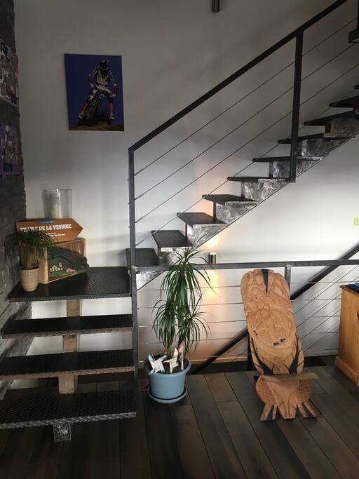 Escalier pour monter à l’étage