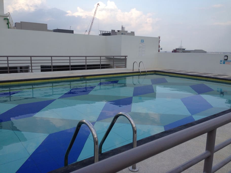 Rooftop swimming pool