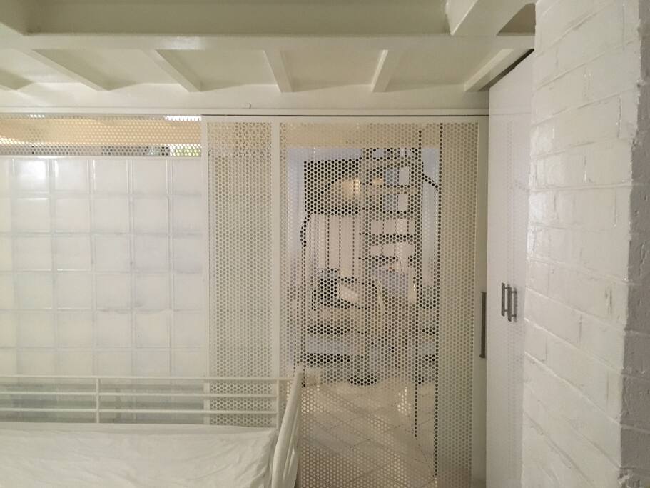 2 single beds on first level