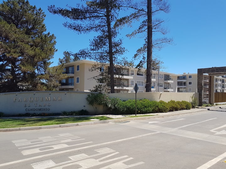 Alojamiento Entero: Condominio Parquemar 2 El Tabo - El Tabo