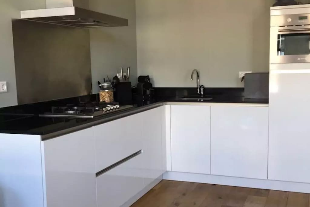 Kitchen including, dishwasher and all kitchenware